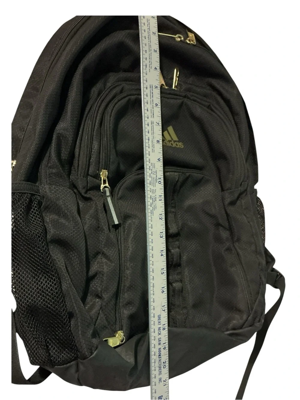 Adidas Black n Gold UNISEX Backpack